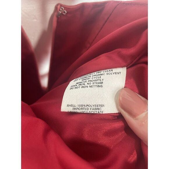 Gunne Sax Jessica McClintock Y2K Pink Bow Tulle Long Formal Prom Dress Sz S 1/2 - Picture 4 of 10